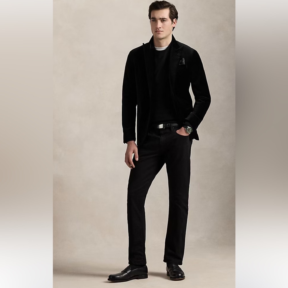 Polo Ralph Lauren The Varick Slim Straight Textured Jeans